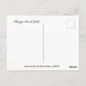 愛国的なリス葉書 ポストカード (裏面)