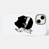 愛国的なリンゴのケースメイト、コルシカ国旗のケースメイト Case-Mate iPhoneケース (裏面 (横))