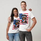 愛国的なロットワイラー  Tシャツ (ユニセックス)