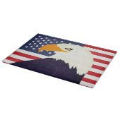 愛国的なワシ カッティングボード (角)
