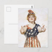 愛国的なヴィンテージポスター ポストカード (正面/裏面)