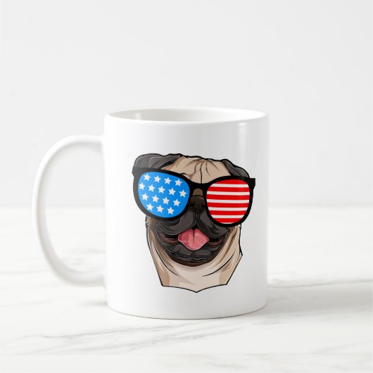 愛国的な主張 コーヒーマグカップ (左)