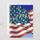 愛国的な休日招待状 招待状 (正面)