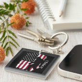 愛国的な偏屈者 キーホルダー (正面右)