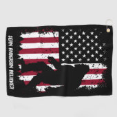 愛国的な偏屈者 ゴルフタオル (横)