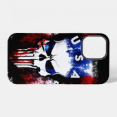 愛国的な処罰(米国) iPhoneケース (裏面横)