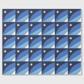 愛国的な包装紙とコロンビア州旗 ラッピングペーパー (フラット)