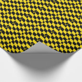 愛国的な包装紙とミュンヘン州旗 ラッピングペーパー (角)