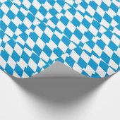 愛国的な包装紙バイエルン州旗 ラッピングペーパー (角)