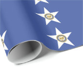 愛国的な包装紙ヒューストン国旗 ラッピングペーパー (ロールコーナー)