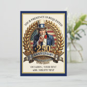 愛国的な半世紀記念日 招待状 (スタンド正面)