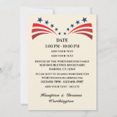 愛国的な半世紀記念日 招待状 (裏面)