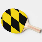 愛国的な卓球ラケットでミュンヘン州旗を持つ 卓球ラケット (横)
