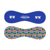 愛国的な南アフリカカスタム聖なる書物、 経典国旗 野球ボール (パネル)