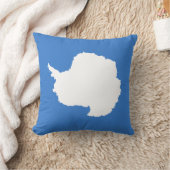 愛国的な南極の旗 クッション (ブランケット)