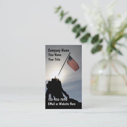 愛国的な名刺 名刺 (スタンド正面)