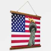 愛国的な壁のタペストリー 吊り下げ型タペストリー (傾斜あり)