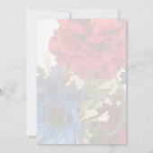 愛国的な夏のおもしろい招待状カード サンキューカード (裏面)