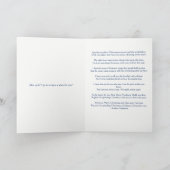 愛国的な天国での最初のクリスマス シーズンカード (内部)