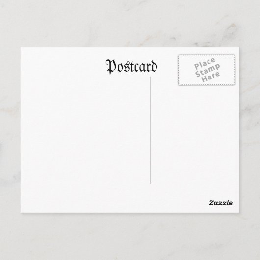 愛国的な子どもたちを持つ神の祝福 ポストカード (裏面)