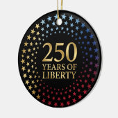 愛国的な家族の形見 アメリカ独立250周年 セラミックオーナメント (左)