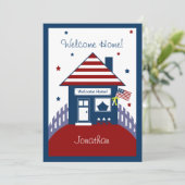 愛国的な家 軍事的歓迎ホーム招待 招待状 (スタンド正面)