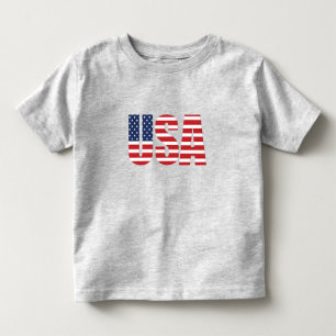 愛国的な幼児用Tシャツ トドラーTシャツ