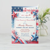 愛国的な思い出ファミリー・ユニオンのスターとストライプ 招待状 (スタンド正面)