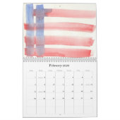 愛国的な情景カレンダー カレンダー (2月 2026)