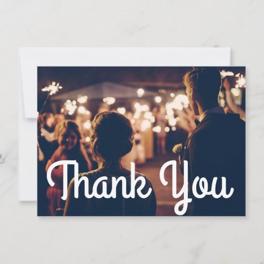 愛国的な愛II 独立記念日 結婚式 感謝カード (正面)