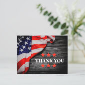 愛国的な感謝のポストカード ポストカード (スタンド正面)