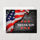 愛国的な感謝のポストカード ポストカード (正面/裏面)