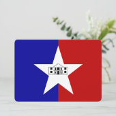 愛国的な招待状とサンアントニオ国旗 招待状 (スタンド正面)