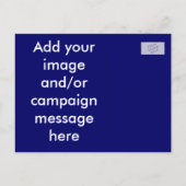 愛国的な政治キャンペーン 案内ポストカード (裏面)