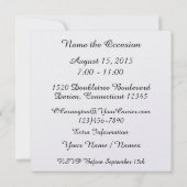 愛国的な政治共和党招待状- SRF 招待状 (裏面)