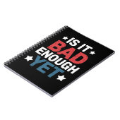 愛国的な政治的ジョーク それって最低ですか? ノートブック (左側)