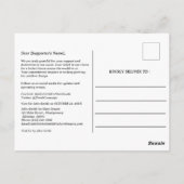 愛国的な政治運動選挙ありがとう ポストカード (裏面)