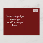 愛国的な政治運動 案内ポストカード (裏面)