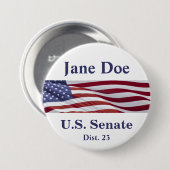 愛国的な政治運動 缶バッジ (正面&裏面)