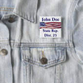 愛国的な政治運動 缶バッジ (インサイチュ)