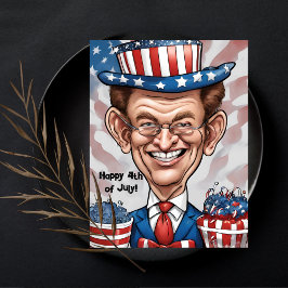 愛国的な敬礼 シーズンポストカード