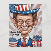 愛国的な敬礼 シーズンポストカード (正面)