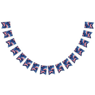 愛国的な旗 バンティングフラッグ