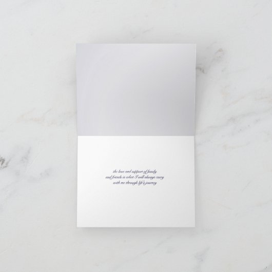 愛国的な星とストライプが折り畳まれたサンキューカード サンキューカード (内部)