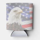 愛国的な星とストライプのクーラーボックス 缶クーラー (正面)