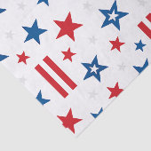 愛国的な星とストライプのデクページティッシュペーパー 薄葉紙 (詳細)