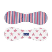 愛国的な星とストライプのネーム入り 全米の子供たちに楽しい 野球ボール (パネル)