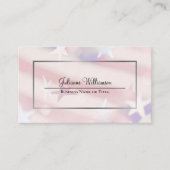 愛国的な星とストライプ透かしシンプルの 名刺 (正面)