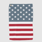 愛国的な星条旗 アメリカ国旗 ゴルフタオル (正面)