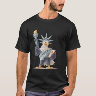 愛国的な服のLoのためのかわいいUSA像のコスチューム Tシャツ